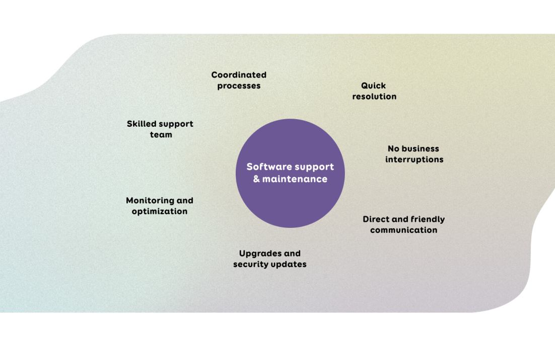 software support and maintenance process