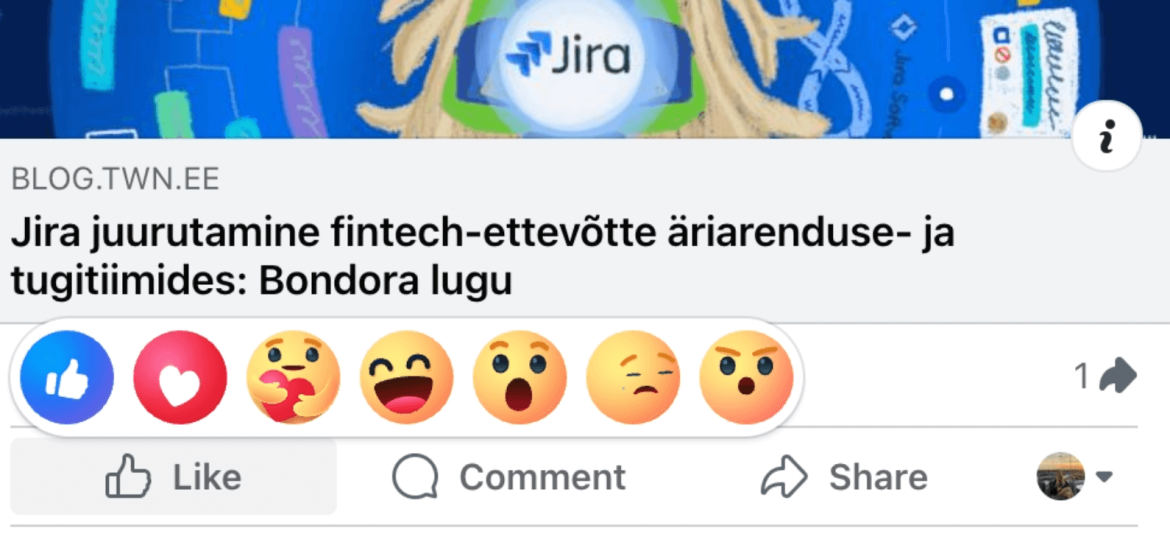 Facebooki emotikonid aastal 2023