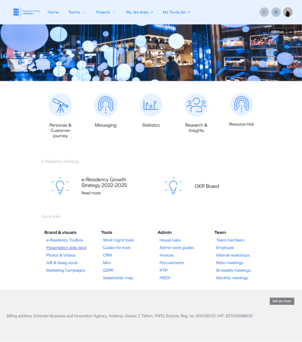intranet view