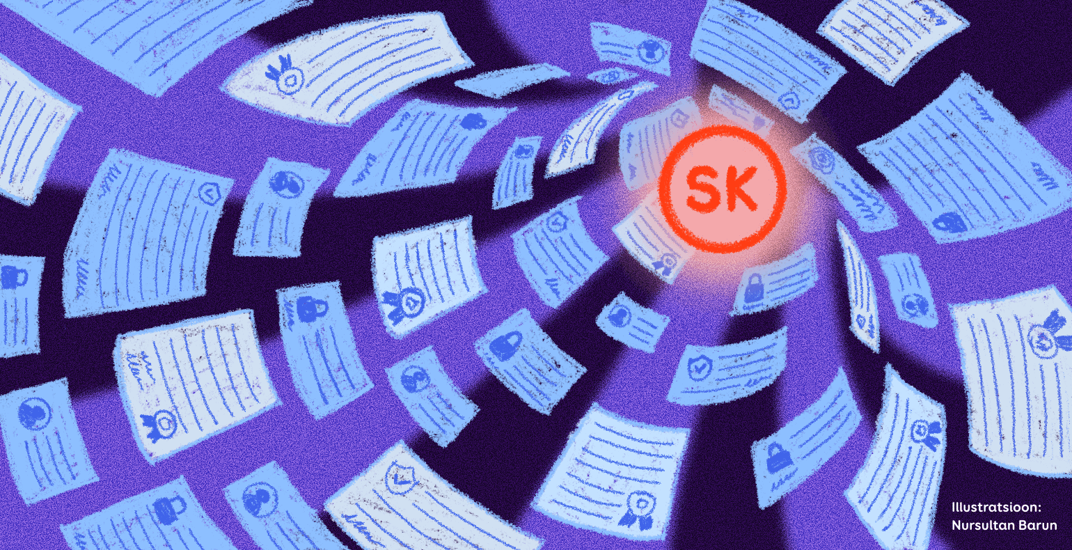 certificates and SK logo