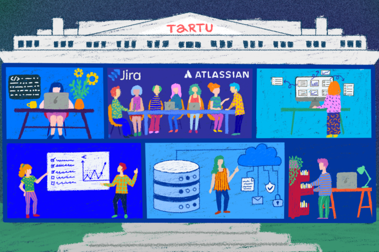 Illustration of Atlassian solutions in Tartu City Government